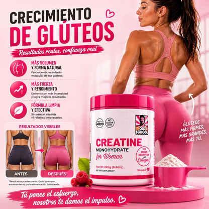 Creatina para mujeres - colágeno para piel y articulaciones